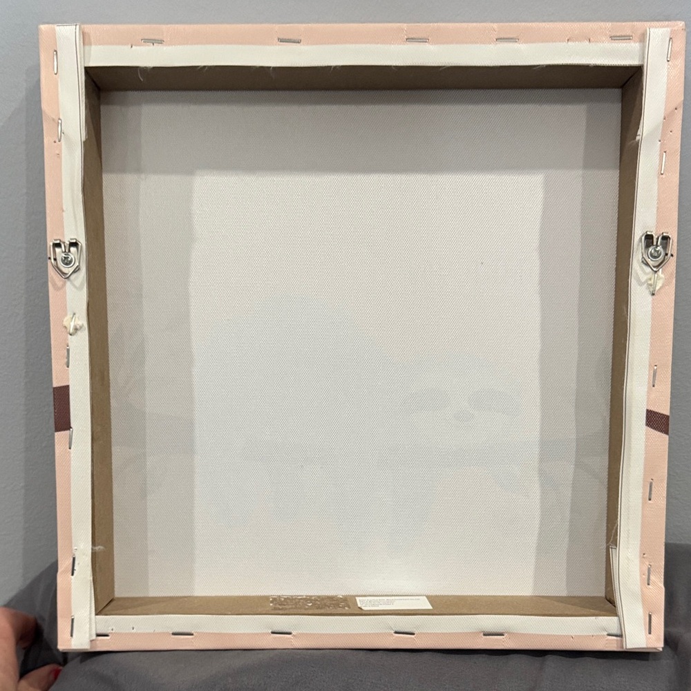 Sloth Canvas Art - Gray and Pink NWOT - Picture 4 of 4